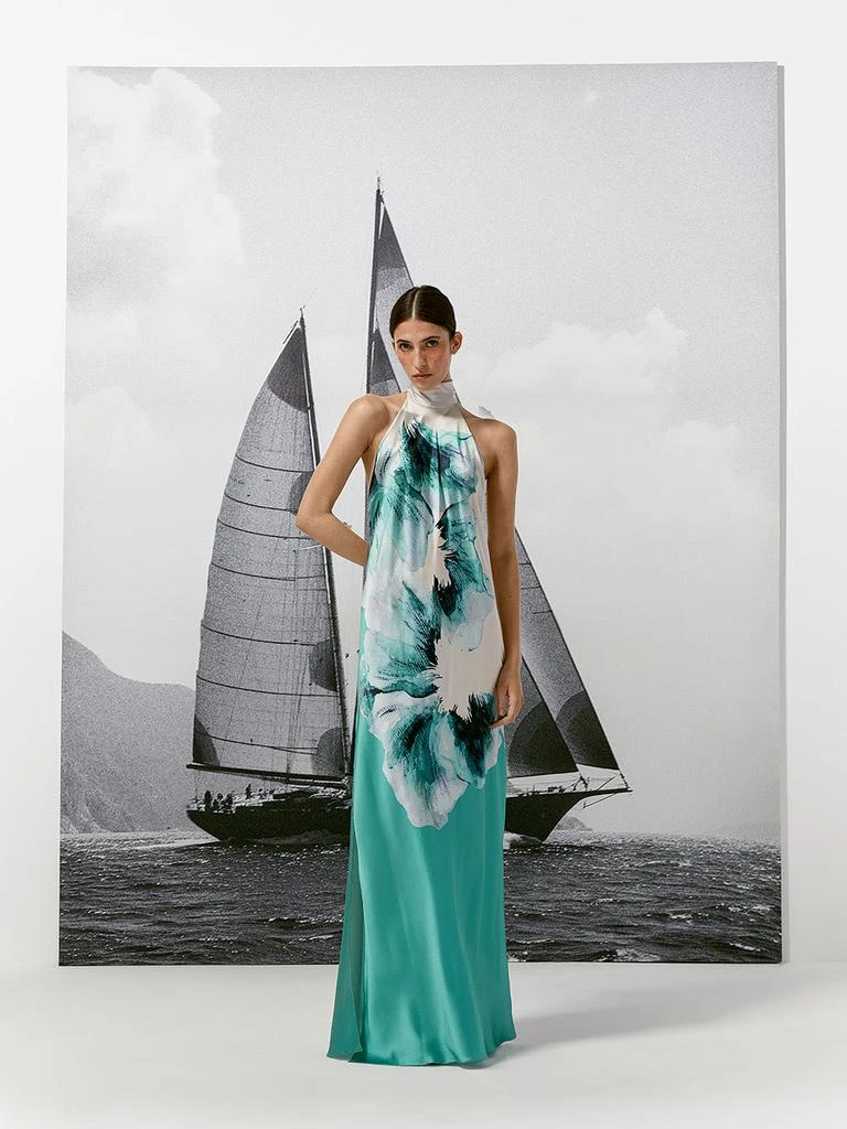 商品Silvia Tcherassi|Sherry Silk Halter Gown,价格¥7287,第2张图片详细描述