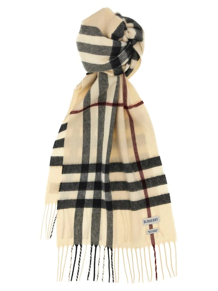 商品Burberry|Check Scarf Scarves, Foulards Beige,价格¥2873,第1张图片