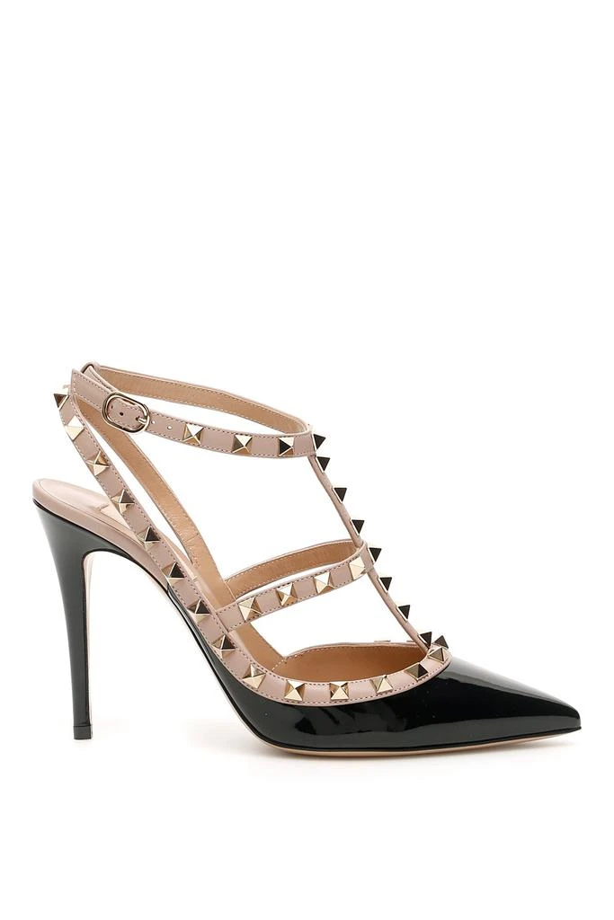 商品Valentino|Valentino garavani rockstud ankle strap pumps 100mm,价格¥4763,第1张图片