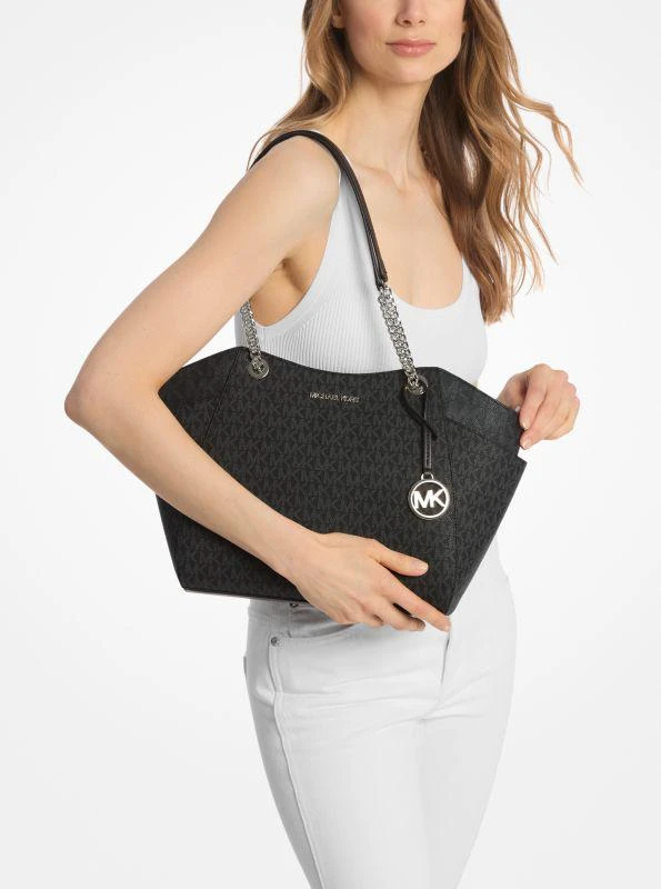 商品Michael Kors|女式 Jet Set 大号签名徽标单肩包,价格¥825,第3张图片详细描述