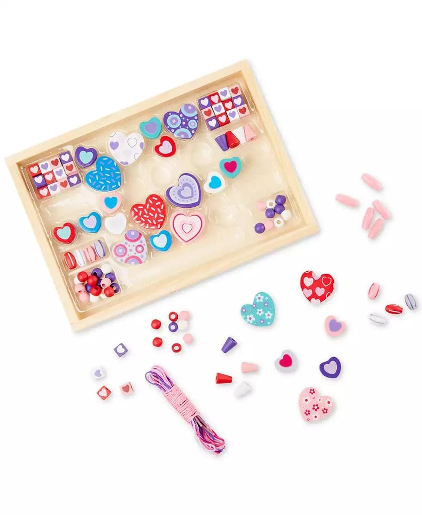 商品Melissa & Doug|Kids Toy, Sweet Hearts Bead Set,价格¥119,第1张图片