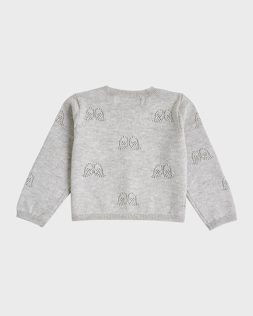 商品Marie Chantal|Kid's Angel Wing Pointelle Cardigan, Size 3M-24M,价格¥881,第2张图片详细描述