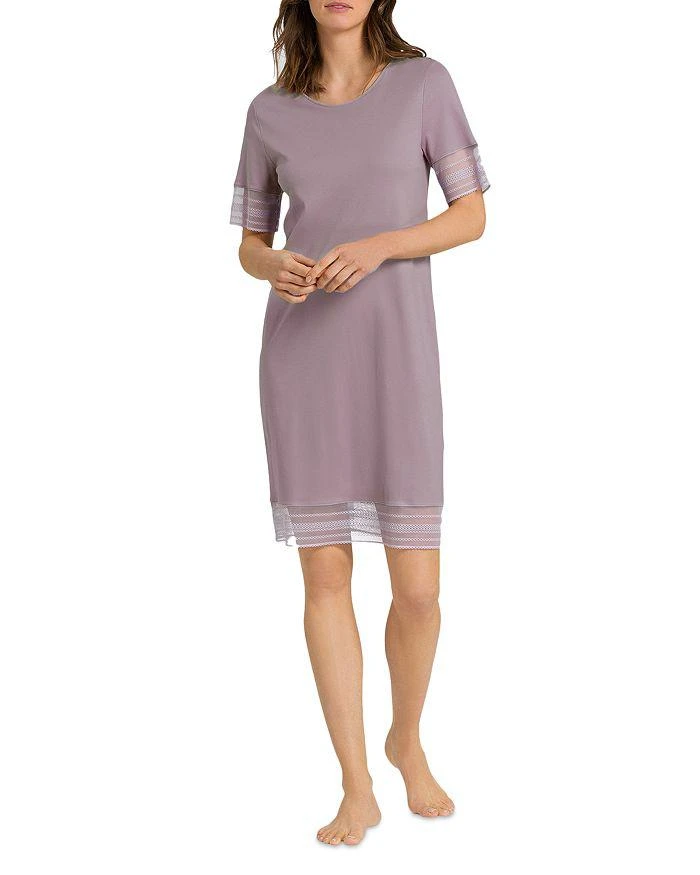 商品Hanro|Sina Lace Trim Nightgown,价格¥827,第3张图片详细描述