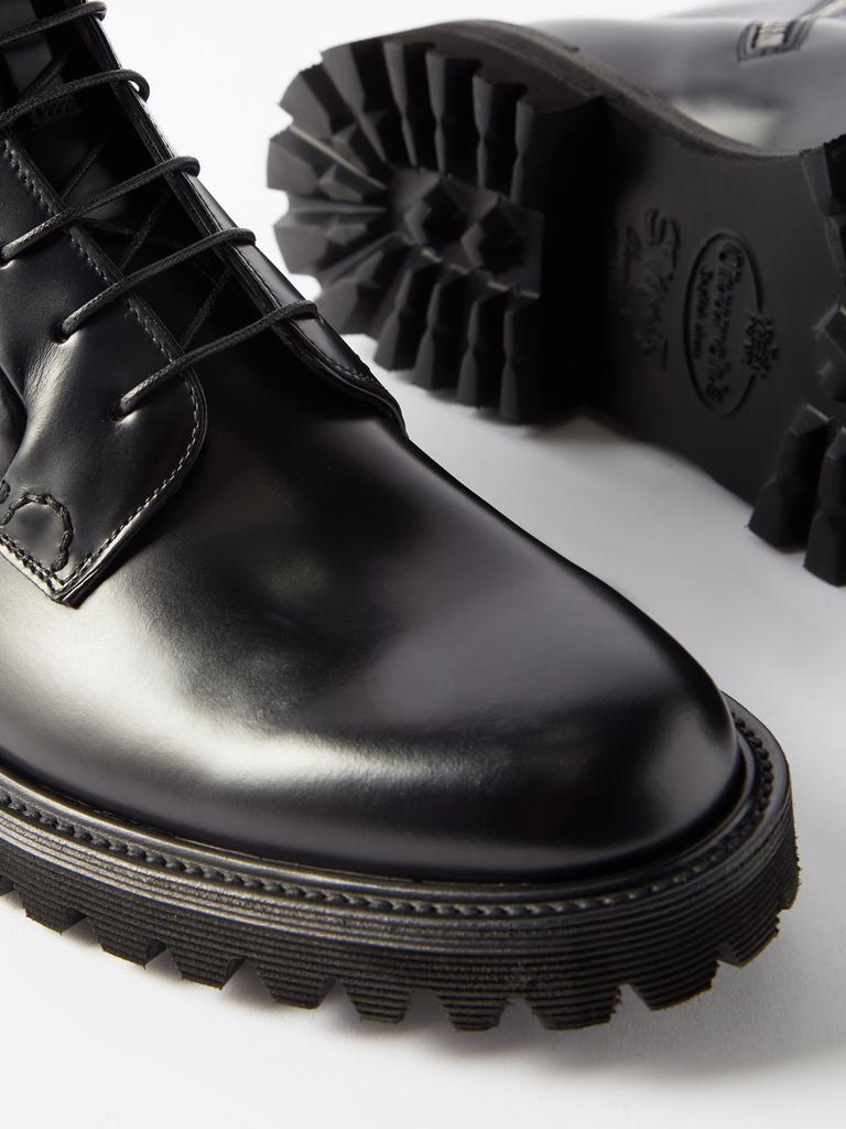 Alexandra T leather lace-up boots商品第6张图片规格展示