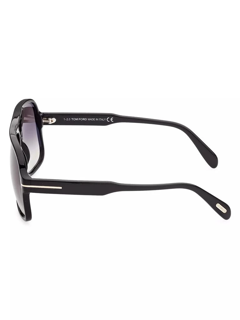 商品Tom Ford|Falconer-02 60MM Navigator Sunglasses,价格¥2509,第3张图片详细描述