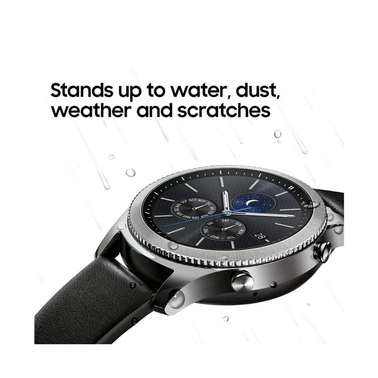 Gear S3 classic Smart Watch with Stainless Steel Case & Black Silicone Strap 46mm 商品