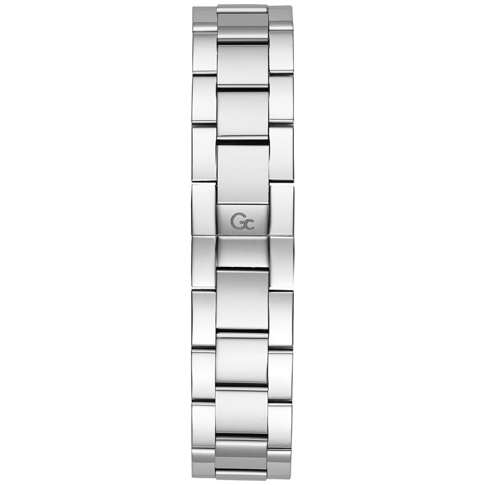 商品GUESS|Gc Muse Women's Swiss Silver-Tone Stainless Steel Bracelet Watch 34mm,价格¥2414,第5张图片详细描述