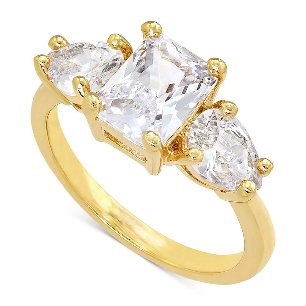 商品Charter Club|Gold-Tone Crystal Triple-Stone Ring, Created for Macy's,价格¥89,第1张图片