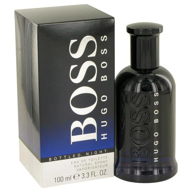 商品Hugo Boss|Boss Bottled Night by Hugo Boss Eau De Toilette Spray 3.3 oz 3.3 OZ,价格¥507,第1张图片