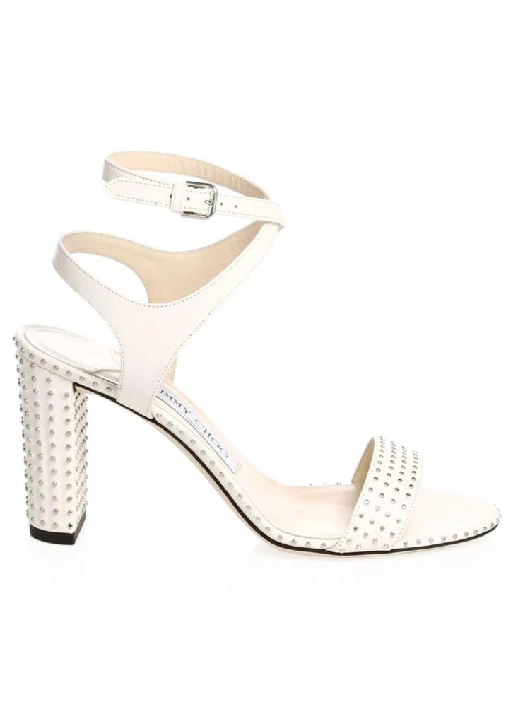 商品Jimmy Choo|Jimmy Choo - Marine Studded Leather Sandals,价格¥1855,第1张图片