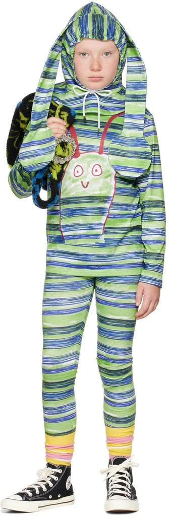 商品CHOPOVA LOWENA|SSENSE Exclusive Kids Green & Blue Funny Bug Costume,价格¥867,第5张图片详细描述