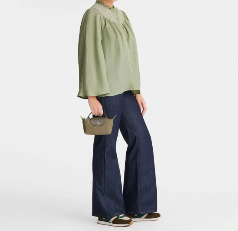 珑骧女士 Le Pliage短柄可折叠化妆包饺子包手拿包（香港仓发货） 商品