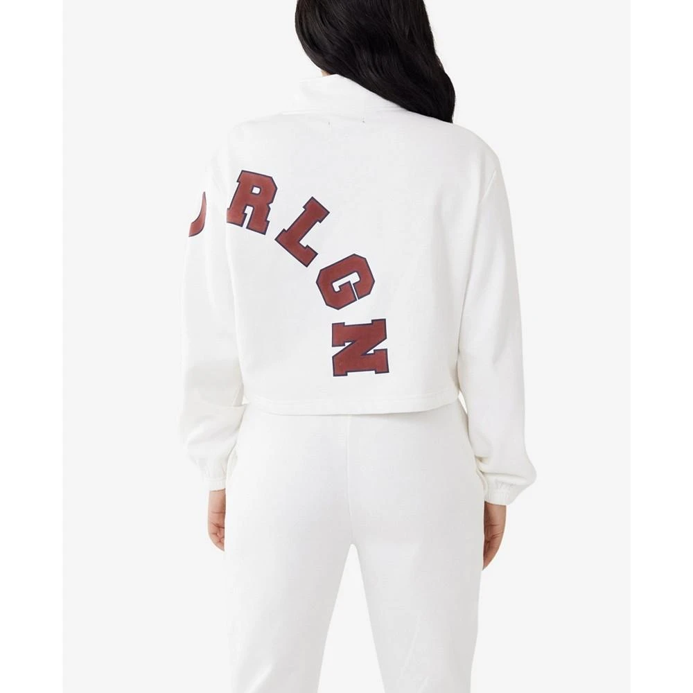 商品True Religion|Women's Collegiate Half Zip Sweatshirt,价格¥540,第2张图片详细描述