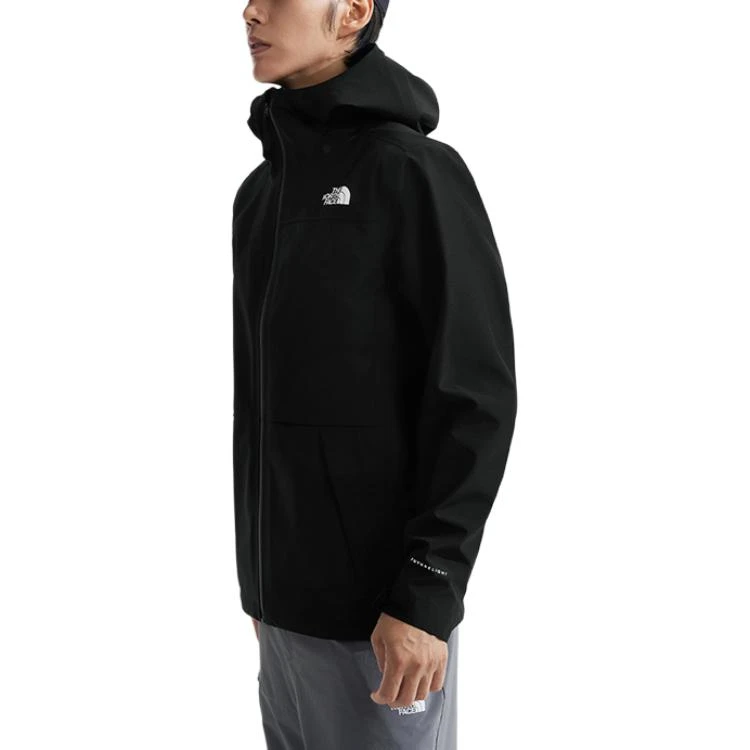 商品[国内直发] The North Face|北面  Dryzzle FL纳米壳品牌logo纯色  FW24 徒步户外远足 防水防风透气冲锋衣 男款 宇宙黑,价格¥1651,第6张图片详细描述