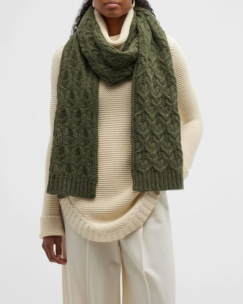 商品Loro Piana|Optical Dot Wool Scarf,价格¥13579,第1张图片