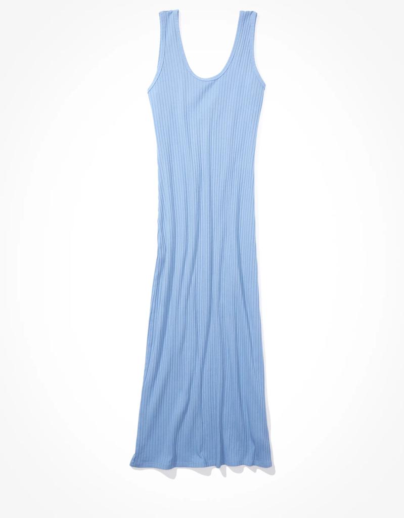AE Ribbed Knit Midi Dress商品第2张图片规格展示