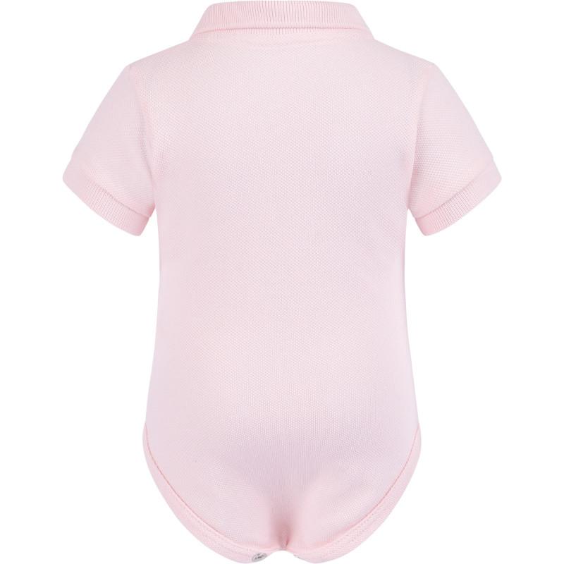 Boys logo bodysuit in pink商品第2张图片规格展示
