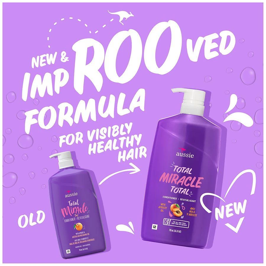 商品Aussie|7 Benefits Hair Conditioner for Damaged Hair, for All Hair Types Citrus, Florals, and Musk,价格¥74,第2张图片详细描述