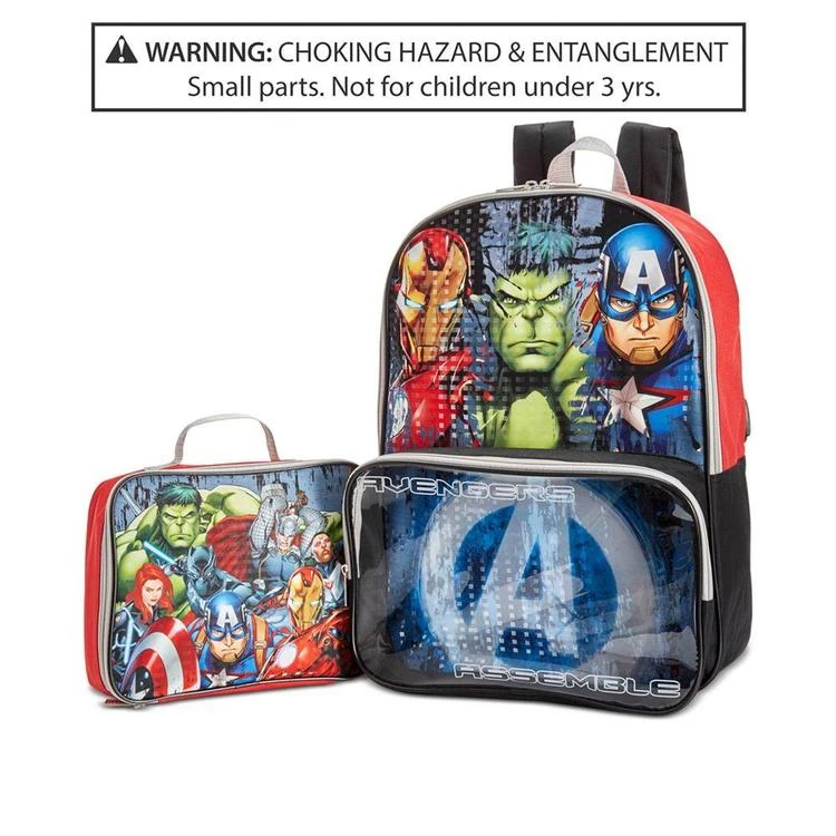 商品Avengers|Backpack & Lunch Bag, Little Boys (2-7) & Big Boys (8-20),价格¥262,第1张图片