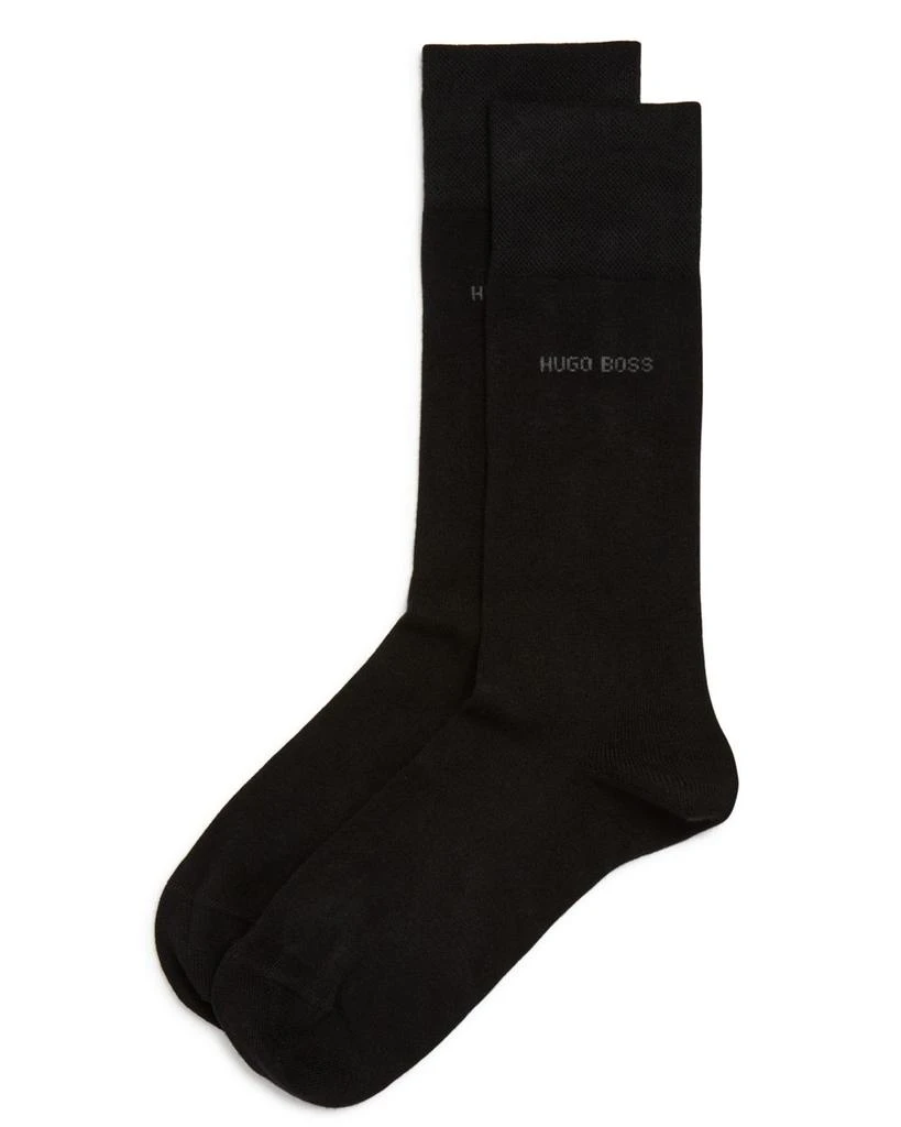 商品Hugo Boss|Edward Solid Dress Socks,价格¥105,第1张图片详细描述