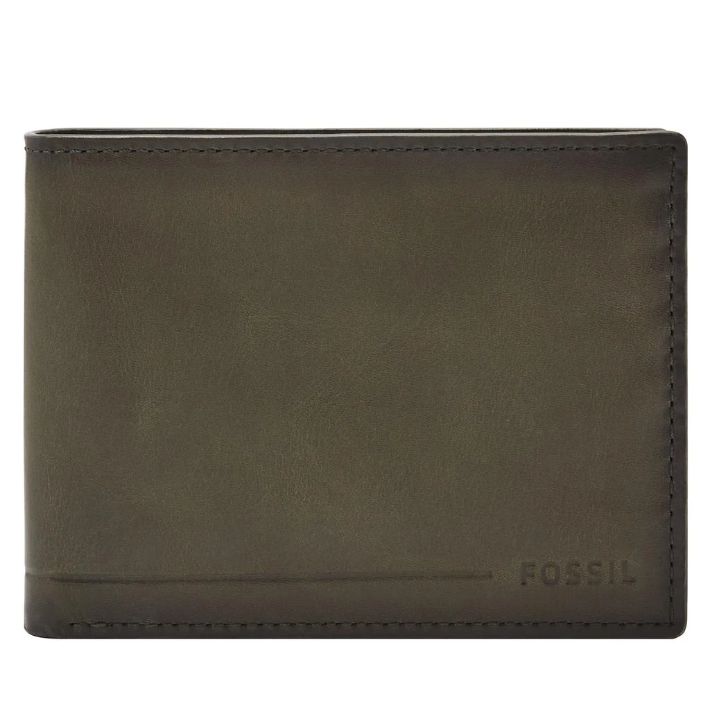 商品Fossil|Fossil Men's Allen Leather International Traveler,价格¥452,第3张图片详细描述