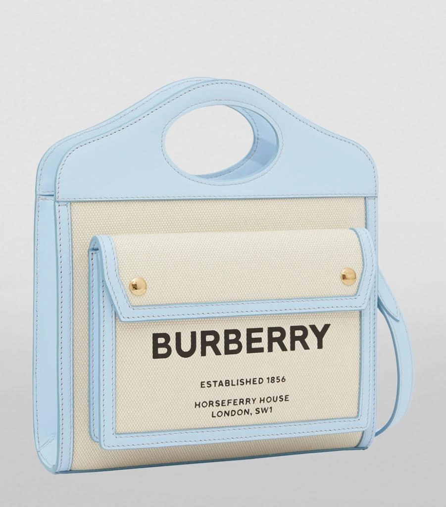 商品Burberry|Mini Horseferry Pocket Top-Handle Bag,价格¥10215,第2张图片详细描述