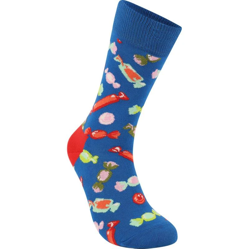 商品Happy Socks|Bonbons print socks in blue,价格¥114,第2张图片详细描述