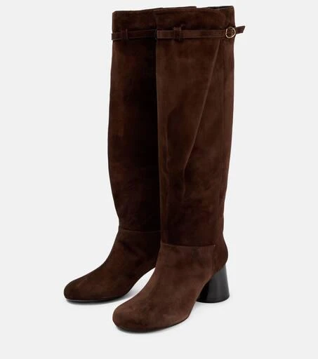 商品Khaite|Admiral suede knee-high boots,价格¥10175,第5张图片详细描述