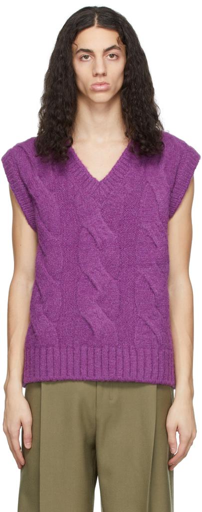 Purple Acrylic Vest商品第1张图片规格展示
