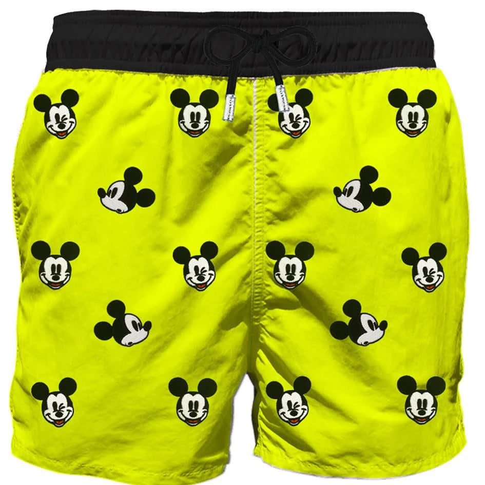 商品Mc2 Saint Barth|Man Swim Shorts With Mickey Mouse Print | ©disney Special Edition,价格¥1224,第1张图片
