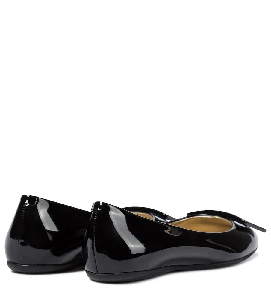 商品Roger Vivier|Gommette patent leather ballet flats,价格¥4351,第3张图片详细描述