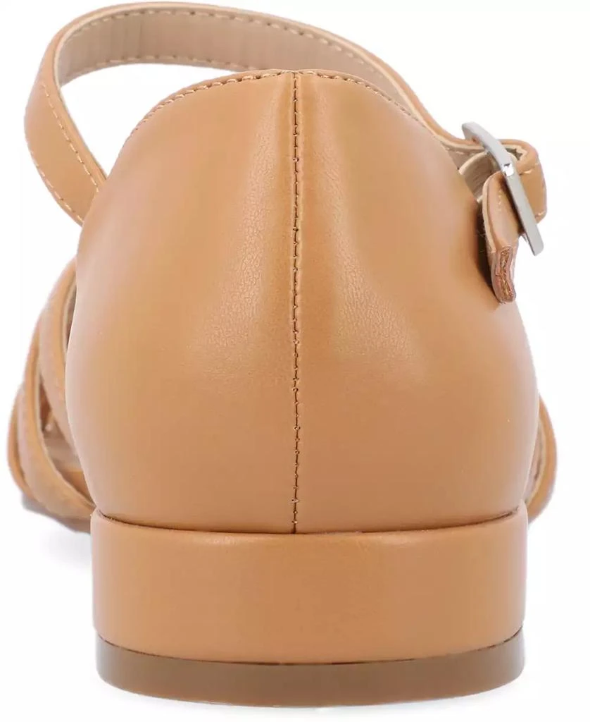 商品Journee Collection|Women's Joannah Fisherman Ankle Strap Flat,价格¥400,第3张图片详细描述