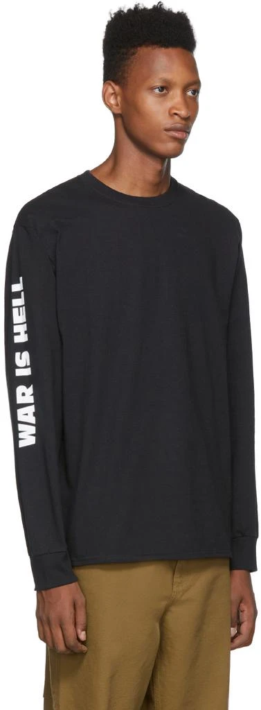 商品Noah|Black 'War Is Hell' Long Sleeve T-Shirt,价格¥220,第2张图片详细描述