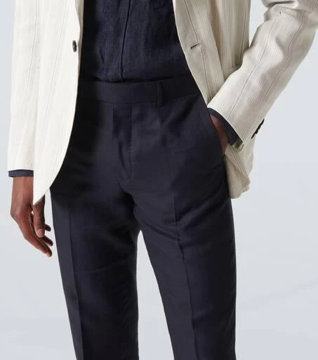 商品Zegna|亚麻斜纹裤,价格¥9037,第5张图片详细描述