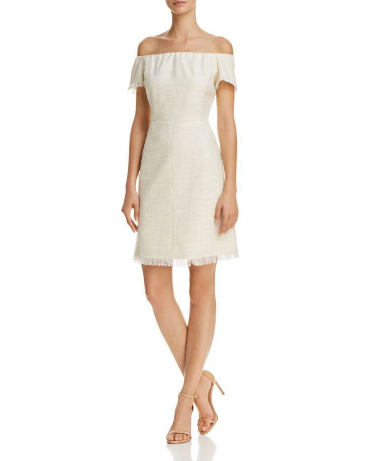 商品nanette Nanette Lepore|Off-the-Shoulder Bouclé Dress,价格¥1194,第1张图片