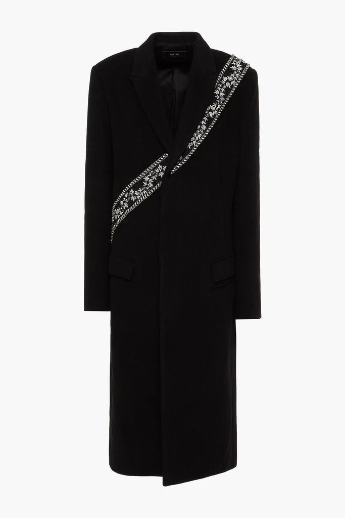 商品AMIRI|Embellished wool-blend felt coat,价格¥3593,第3张图片详细描述