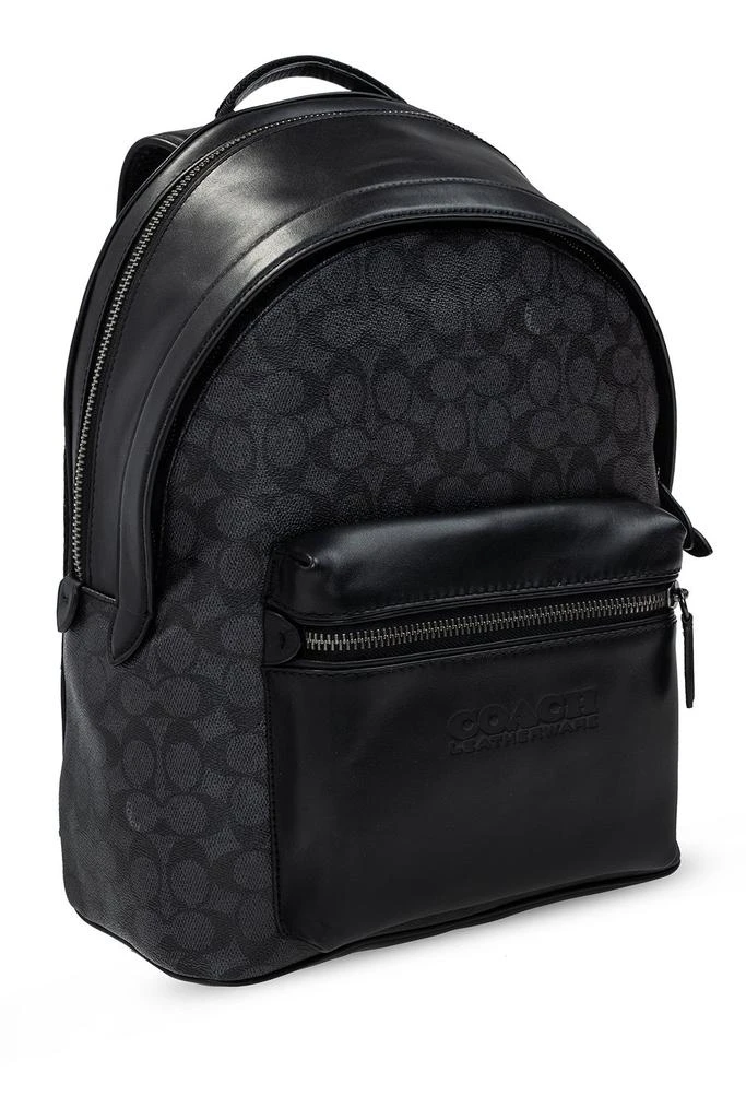 商品Coach|Coach Charter Monogram Pattern Zipped Backpack,价格¥3575,第3张图片详细描述