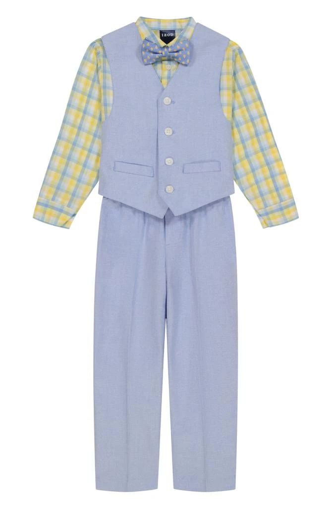 商品IZOD|Kids' Tie, Vest, Oxford Shirt, and Pants Set,价格¥141,第1张图片