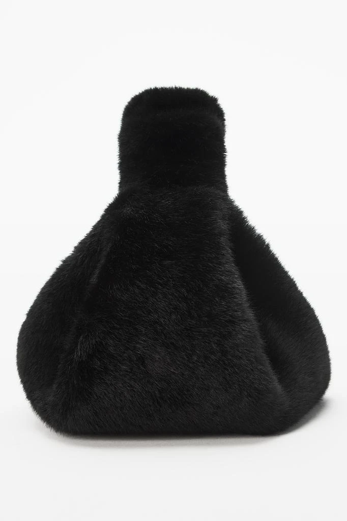 商品Alexander Wang|SCRUNCHIE SMALL BAG IN FAUX FUR,价格¥3360,第3张图片详细描述