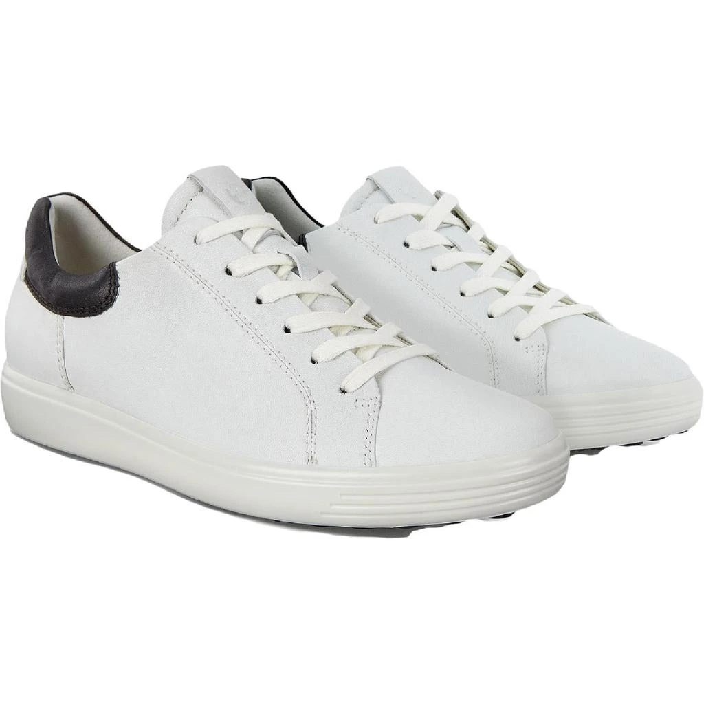 商品ECCO|ECCO Womens Soft 7 Leather Lace Up Fashion Sneakers,价格¥267,第2张图片详细描述