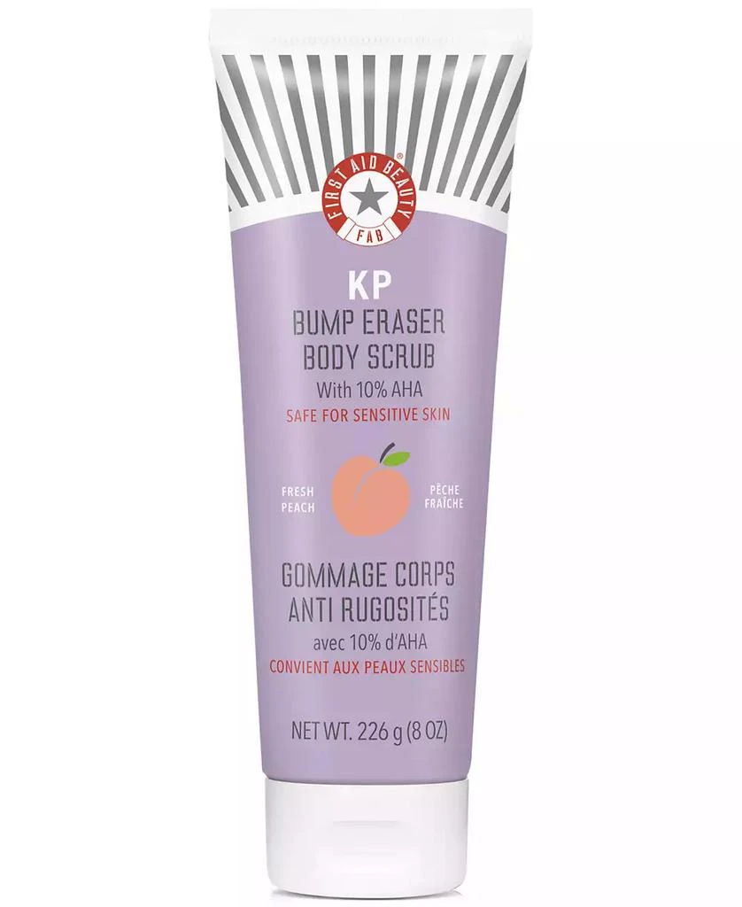 商品First Aid Beauty|KP Bump Eraser Body Scrub With 10% AHA - Peach, 8 oz.,价格¥221,第1张图片