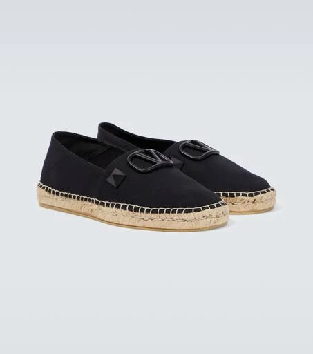 商品Valentino|Stud Sign帆布草编鞋,价格¥3313,第5张图片详细描述