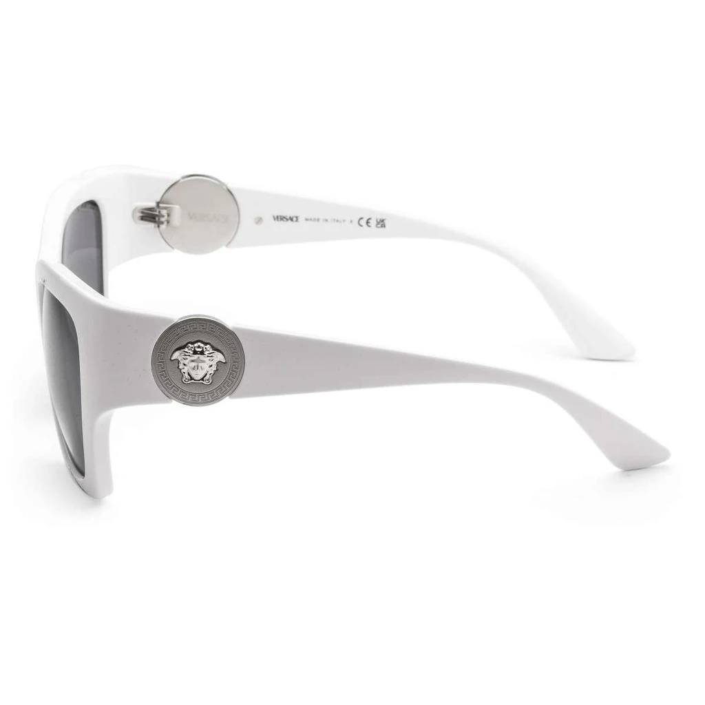 商品Versace|Versace Women's White Irregular Sunglasses,价格¥757,第2张图片详细描述