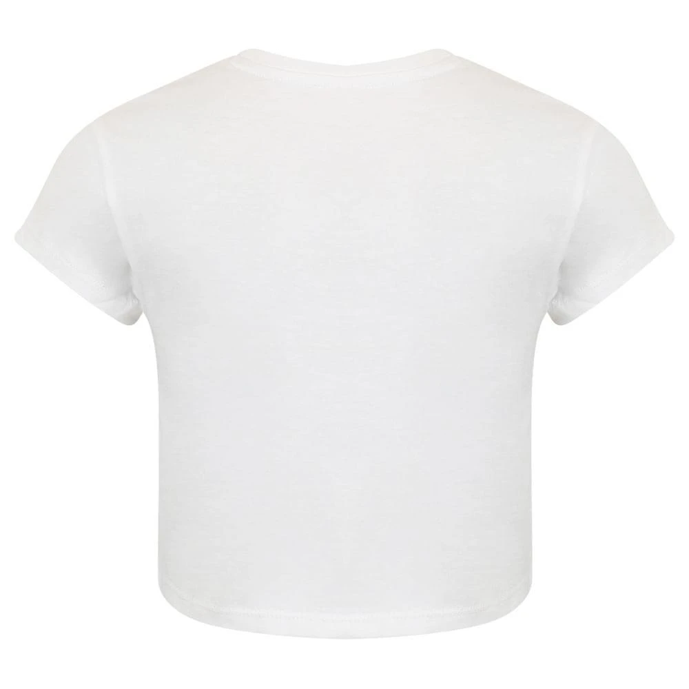 商品Michael Kors|White Short Sleeve Cropped Logo T Shirt,价格¥156,第3张图片详细描述