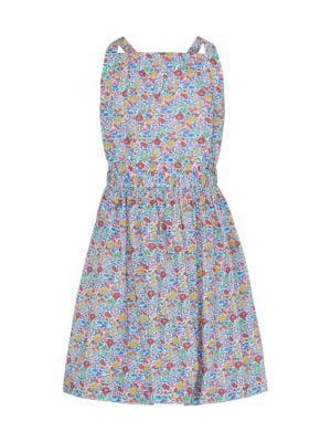 商品J. Crew|Little Girl's & Girl's Floral Squareneck Dress,价格¥218,第1张图片