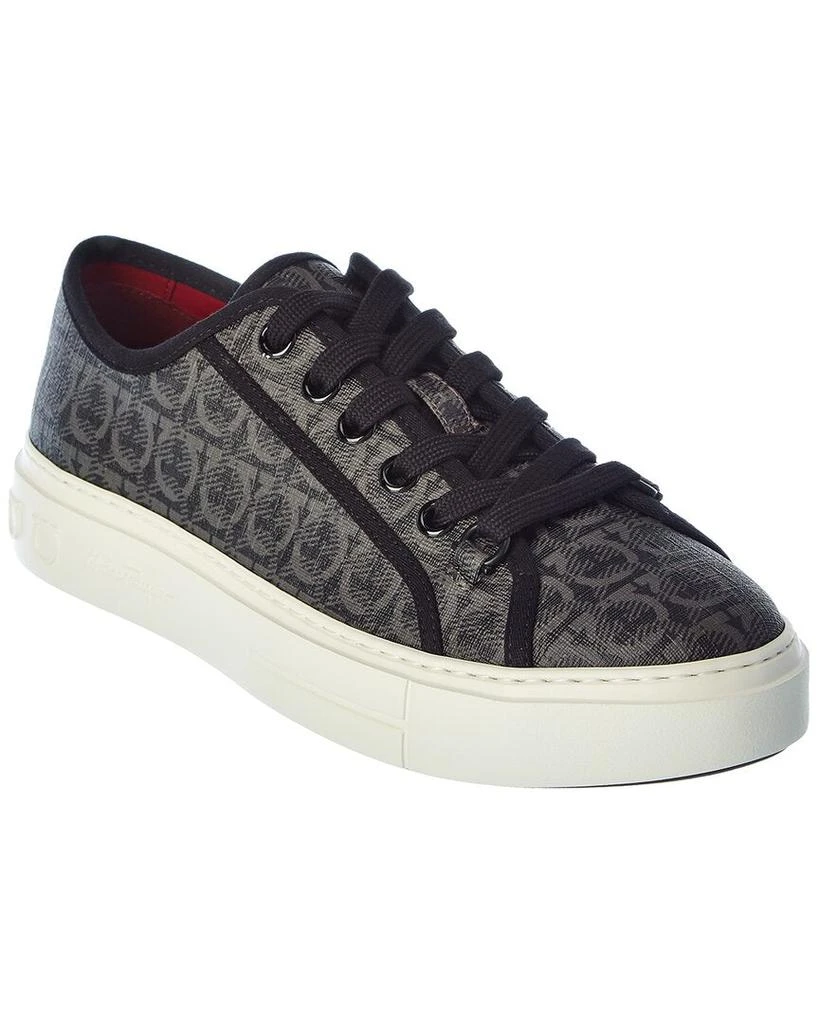 商品Salvatore Ferragamo|Salvatore Ferragamo Anson Leather Sneaker,价格¥3542,第1张图片