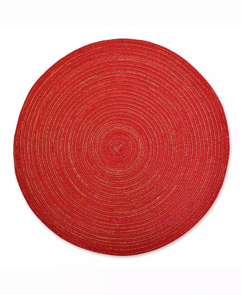 商品Design Imports|Variegated Round Polypropylene Woven Placemat, Set of 6,价格¥231,第2张图片详细描述