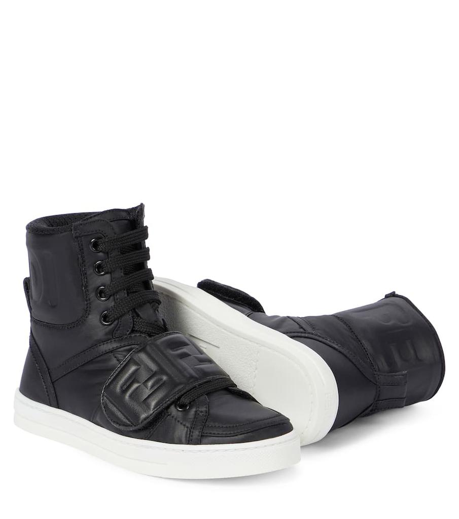 FF leather high top sneakers商品第6张图片规格展示