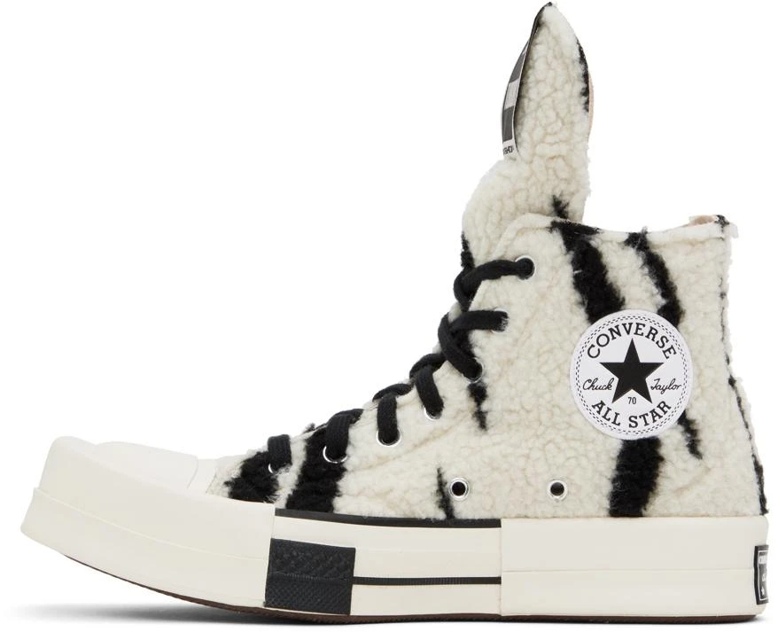 商品Rick Owens|Black & White Converse Edition Turbodrk Sneakers,价格¥965,第3张图片详细描述