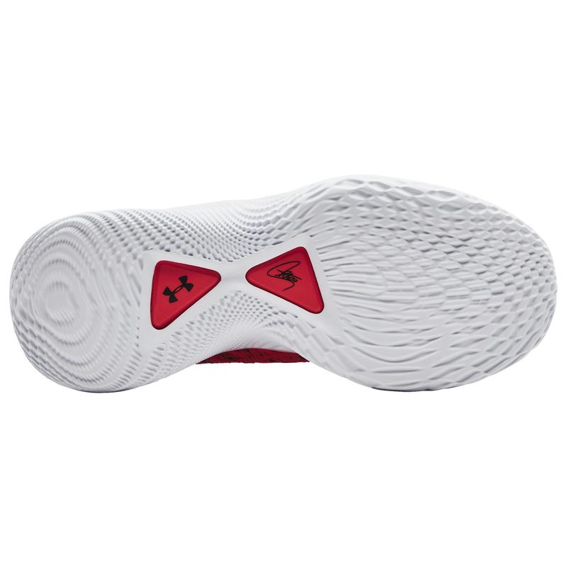 男款 安德玛 芝麻街联名 Curry 9 艾摩Elmo 红白色 篮球鞋商品第4张图片规格展示